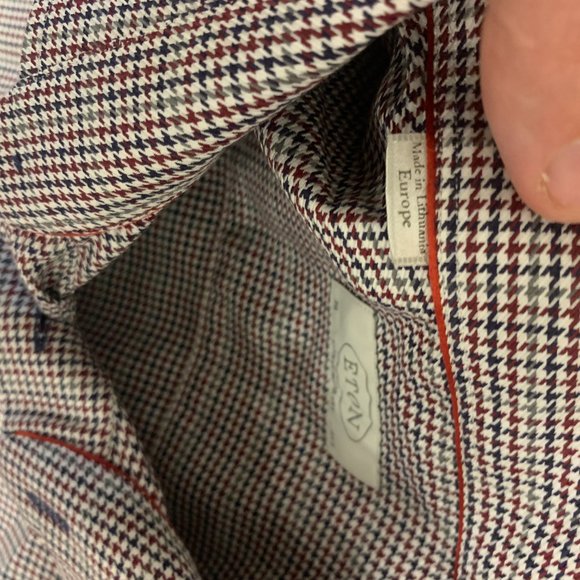 Eton Men's Luxury Button up dress shirt 39 15.5 neck missing top button - Picture 5 of 13